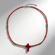 Collier en argent et Cornaline (MONOSONO COLLECTION)