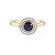 Madagascar Blue Sapphire Silver Ring