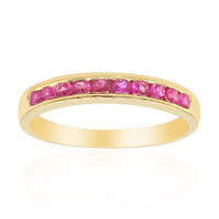Anello in oro con Rubino Mozambico