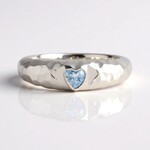 Anello in argento con Acquamarina Brasiliana