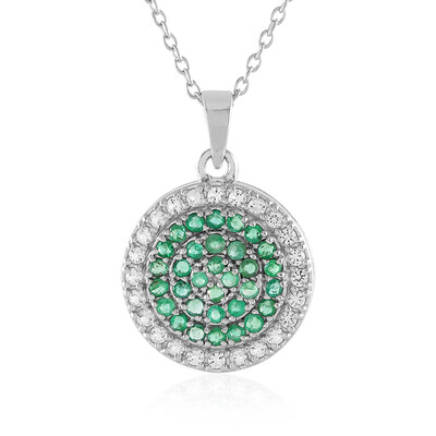 Collana in argento con Smeraldo Socoto