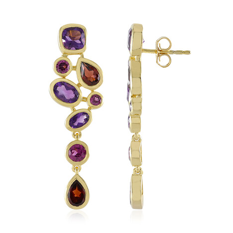 Edelstein-Silberohrringe (KM by Juwelo)