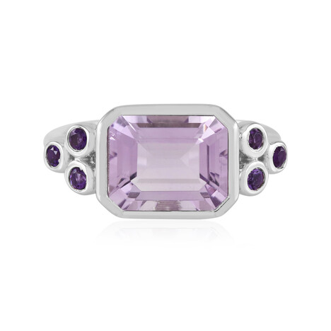 Lavendel-Amethyst-Silberring