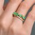 Russischer Smaragd-Silberring