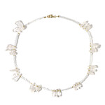 Collier en argent et Quartz blanc