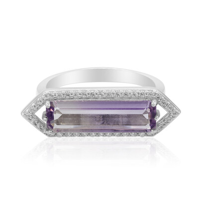 Anello in argento con Ametista