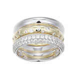 Zircon Silver Ring (Adela Silber)