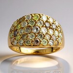 Anello in oro con Diamante Fancy SI2 (CIRARI)