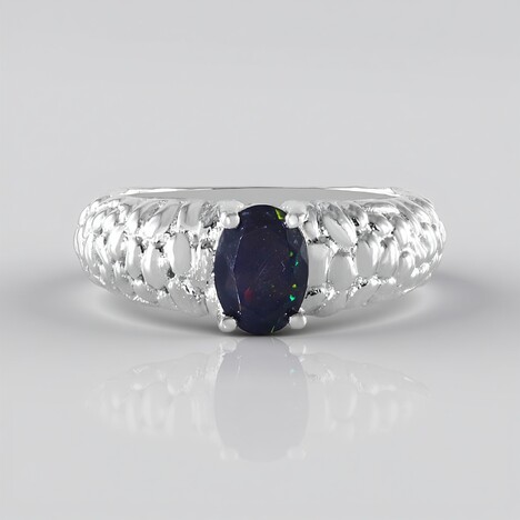 Anello in argento con Opale Mezezo (SAELOCANA)
