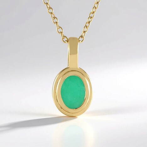 Collana in argento con Smeraldo Socoto
