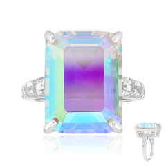 Anillo en plata con Cuarzo Rayo de luna