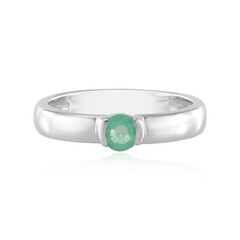 Anello in argento con Smeraldo Colombiano