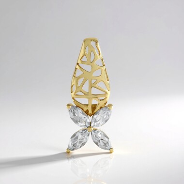 Zirkon-Goldanhänger (Ornaments by de Melo)
