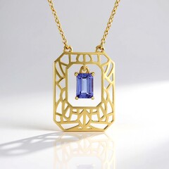 Collana in argento con Tanzanite (Ornaments by de Melo)