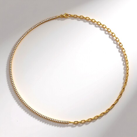 Collana in argento con Zircone