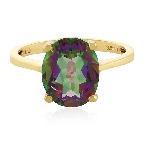 Bague en argent et Quartz mystique