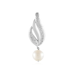 Colgante en plata con Perla blanca Freshwater