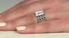 Anillo en plata con Zircón (de Melo Essence)