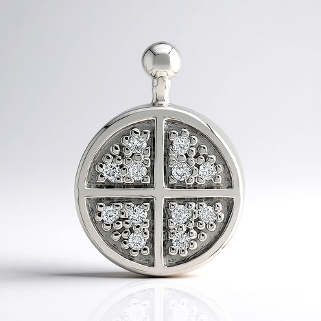 Accessorio in argento con Diamante SI1 (G) (Annette)