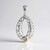 Ciondolo in argento con Diamante Champagne I2 (Ornaments by de Melo)