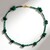 Collana in argento con Malachite