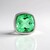 Ciondolo in argento con Quarzo Verde Smeraldo (MONOSONO COLLECTION)