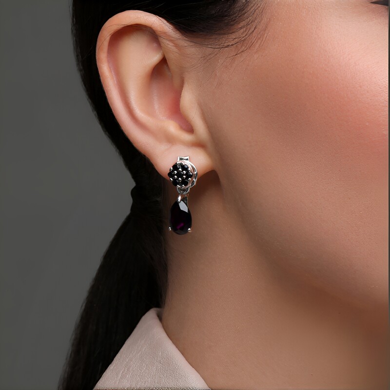 Mezezo-Opal-Silberohrringe