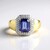 Anello in oro con Tanzanite AAA