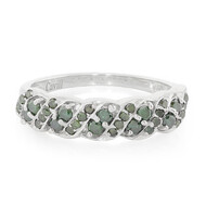 Fancy-Diamant-Silberring