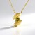 Collana in argento con Diamante Giallo I2