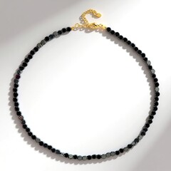 Collana in argento con Ematite Nera