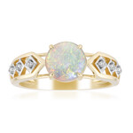 Mintabie-Opal-Goldring