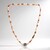 Collana in argento con Quarzo Cognac (TPC)
