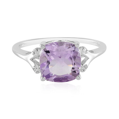 Anello in argento con Ametista Rose de France