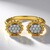 Anello in oro con Diamante SI1 (G) (Annette)