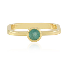 Anillo en plata con Esmeralda de Colombia (de Melo Essence)