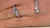 Zilveren ring met een danburiet