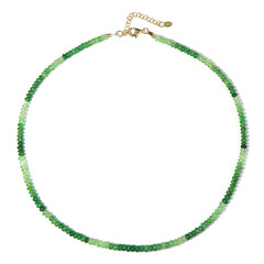 Zilveren halsketting met Keniaanse Tsavorieten