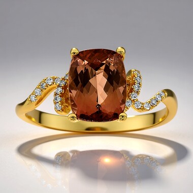 Turmalin-Goldring (CIRARI)