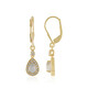 Orecchini in argento con Labradorite rosa Maniry