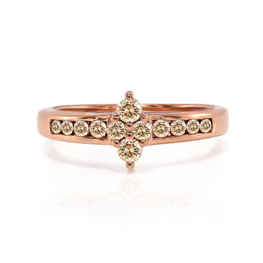Anello in oro con Diamante Rose de France SI1 di Argyle (Annette)