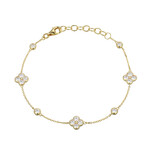 Zilveren armband met zirkonen