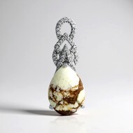 Colgante en plata con Magnesita