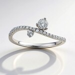 Anello in oro con Diamante SI1 (H) (CIRARI)