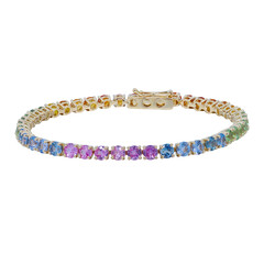 Gouden armband met saffieren