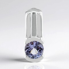 Ciondolo in argento con Tanzanite (Pallanova)