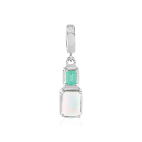 Pendentif en argent et Opale Welo