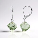 Orecchini in argento con Ametista Verde