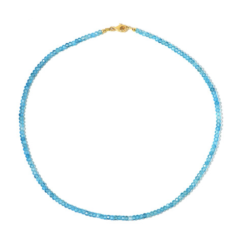 Collar en plata con Topacio azul cielo