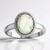 Anello in argento con Opale Australiano